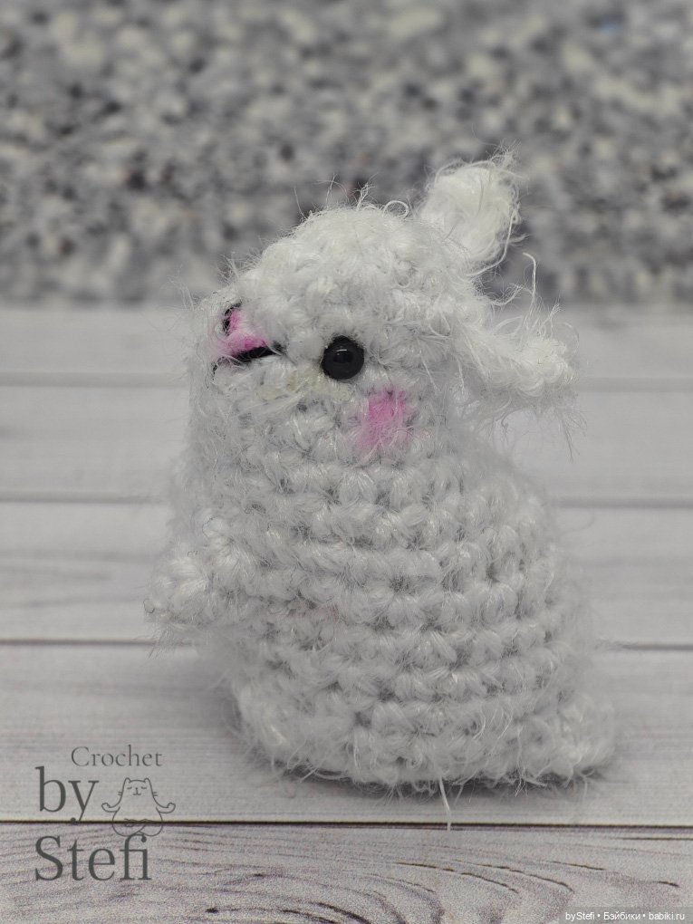 Мини-кролик — Вязаные игрушки и амигуруми: крючком
