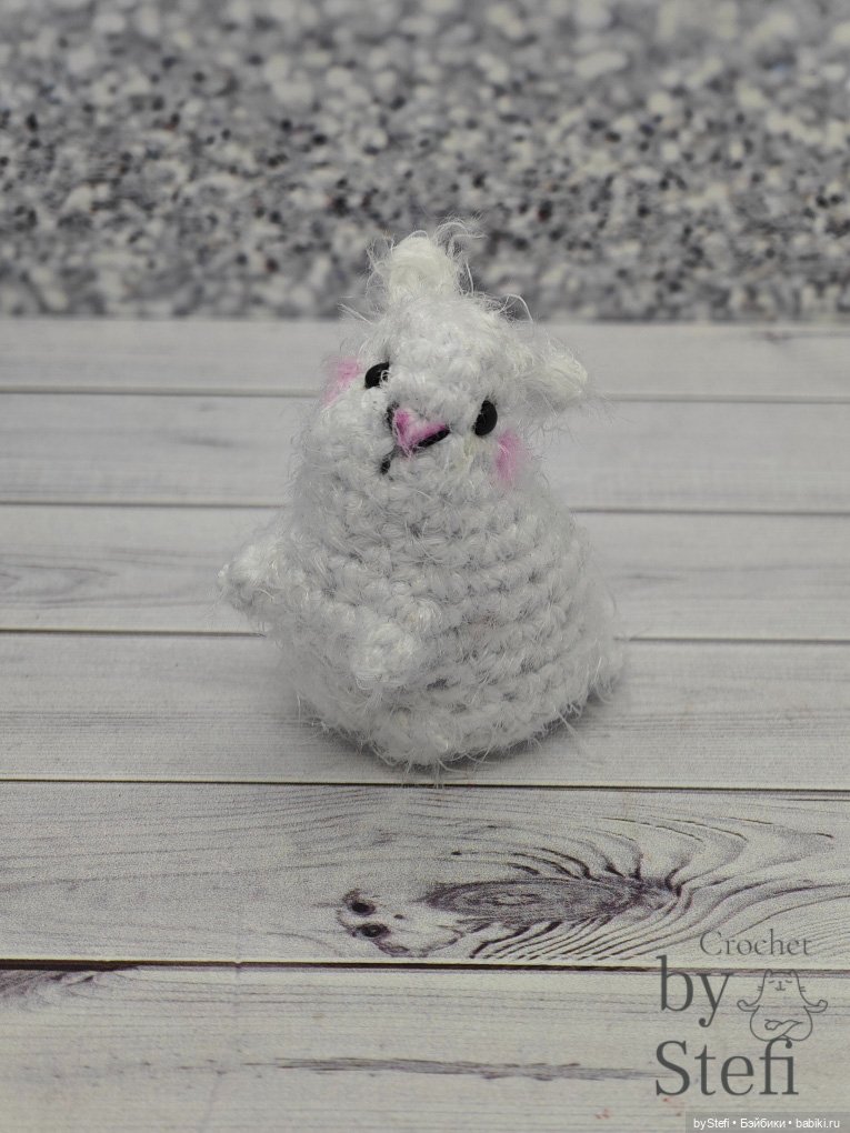 Мини-кролик — Вязаные игрушки и амигуруми: крючком (фото 6)