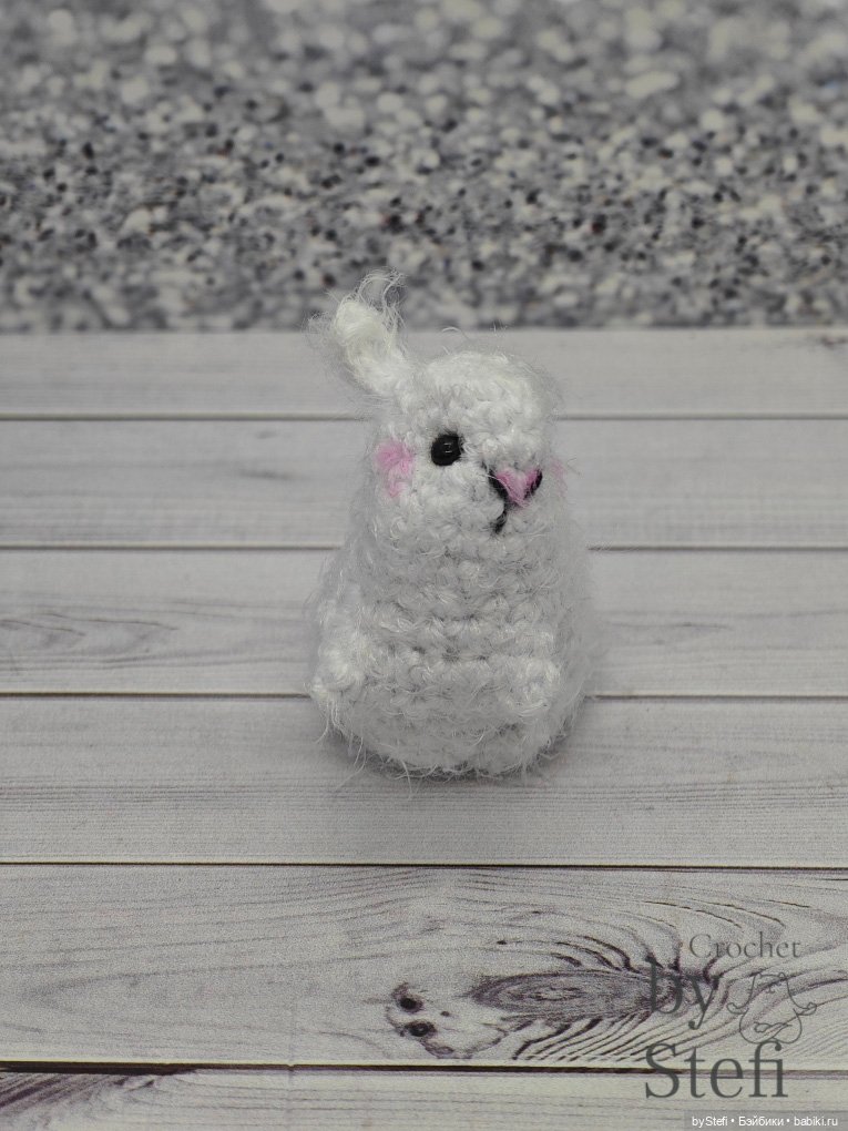 Мини-кролик — Вязаные игрушки и амигуруми: крючком (фото 2)