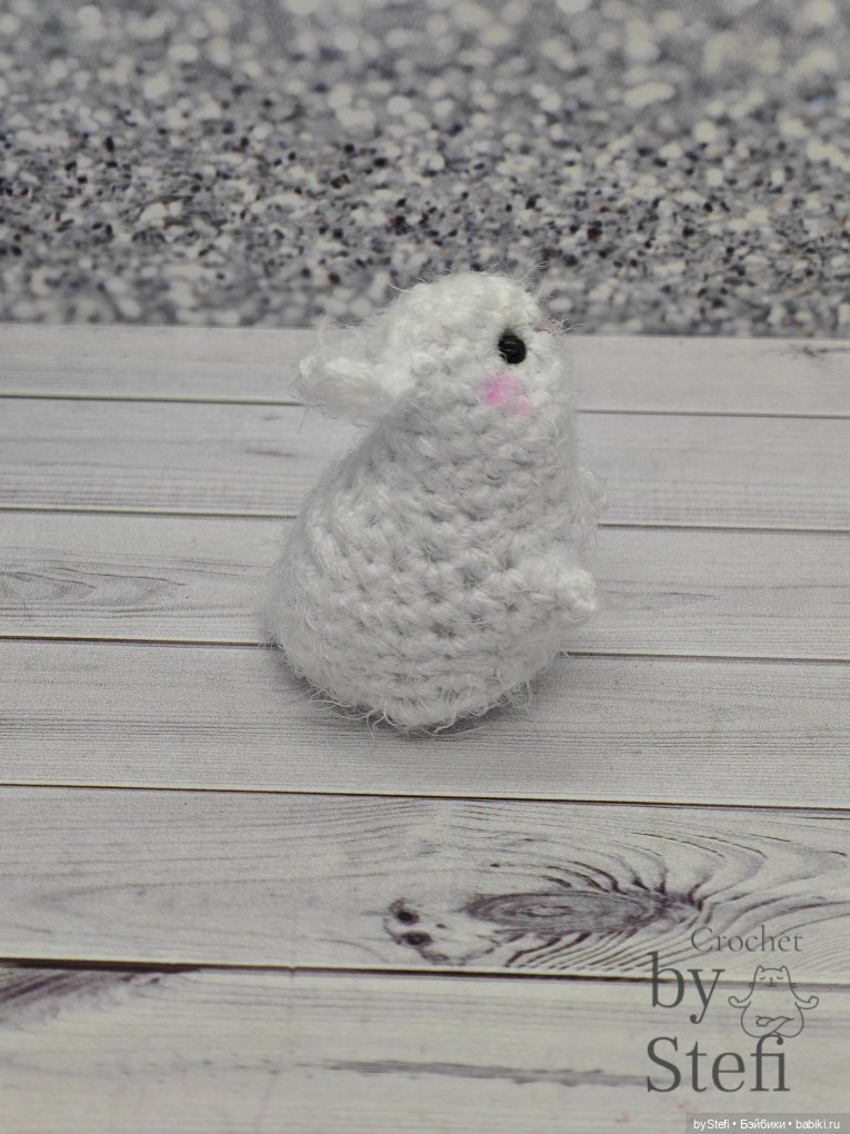 Мини-кролик — Вязаные игрушки и амигуруми: крючком (фото 3)