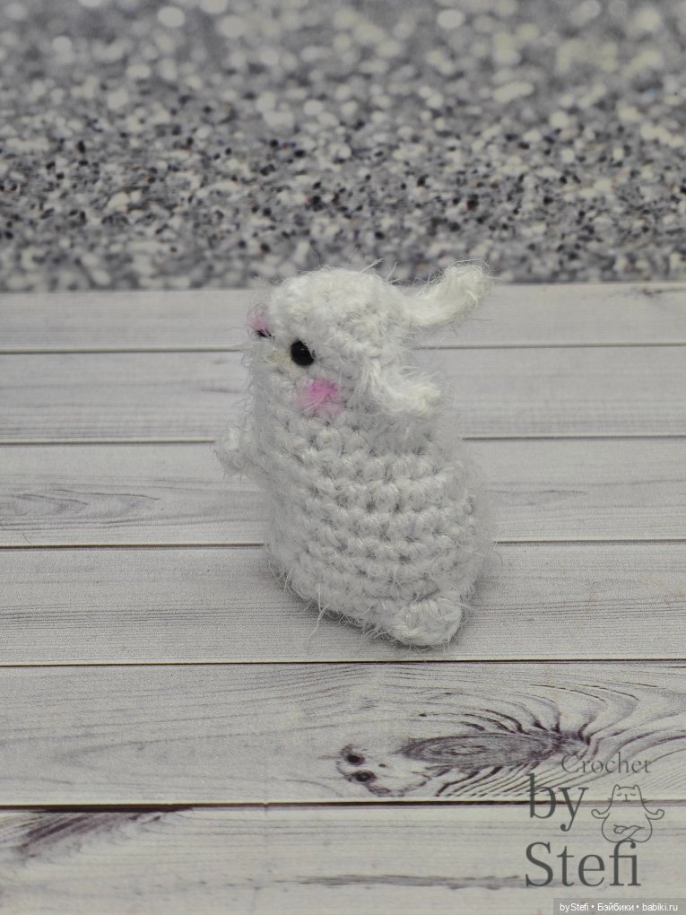 Мини-кролик — Вязаные игрушки и амигуруми: крючком (фото 5)