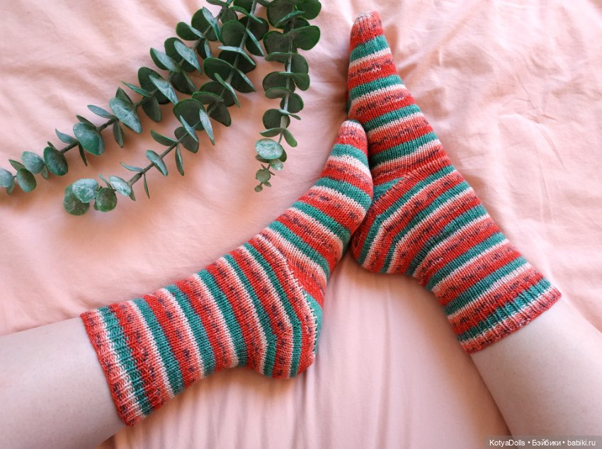 Вязанные носочки — Другие хобби и увлечения: сад