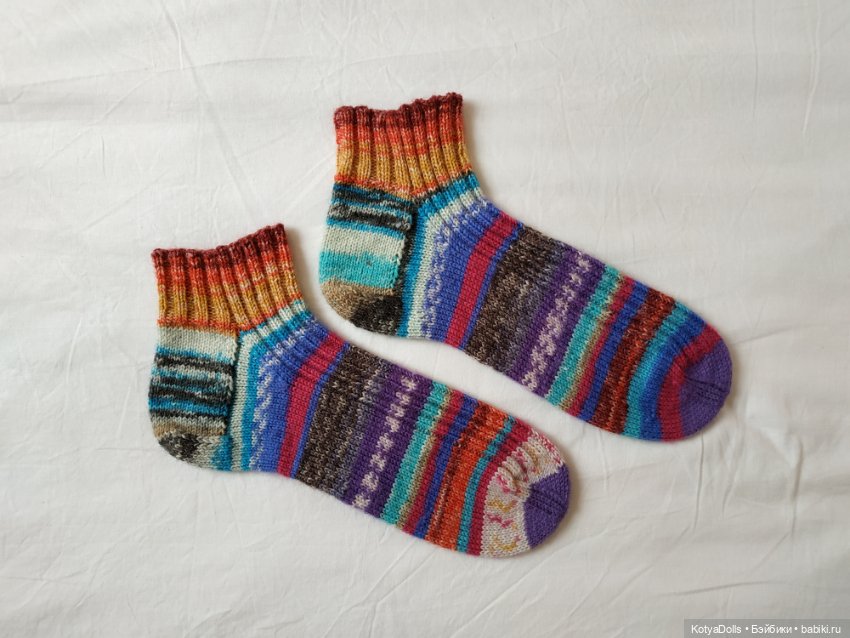 Вязанные носочки — Другие хобби и увлечения: сад (фото 7)