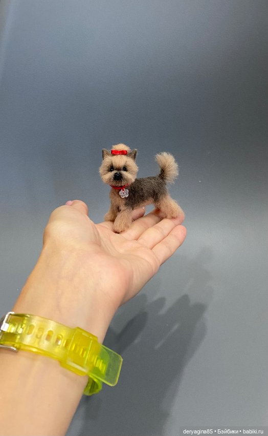 Йоркширский терьер — Валяные игрушки из шерсти: сухое валяние