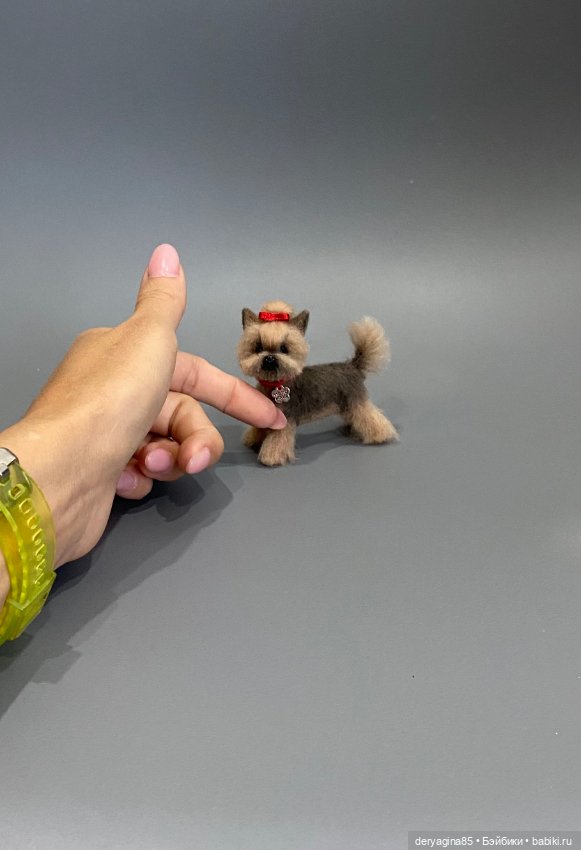 Йоркширский терьер — Валяные игрушки из шерсти: сухое валяние