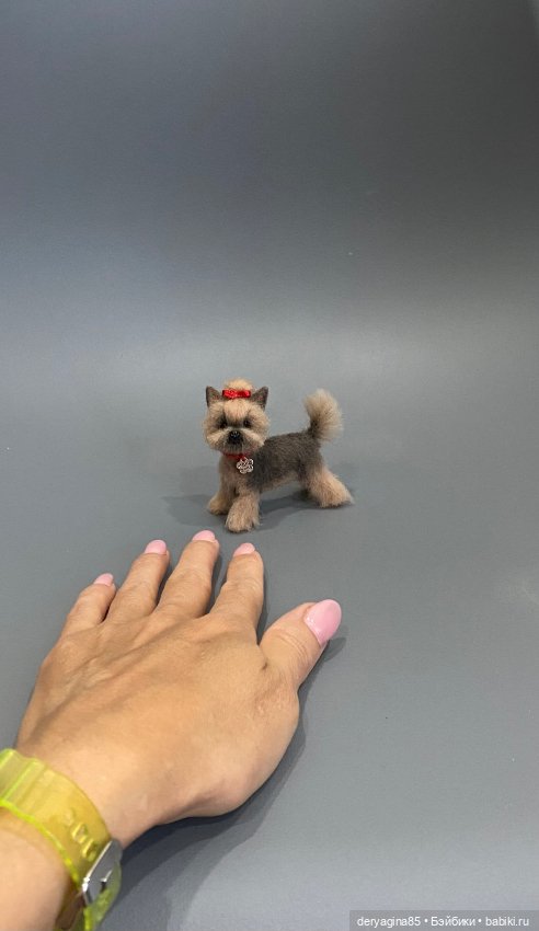 Йоркширский терьер — Валяные игрушки из шерсти: сухое валяние