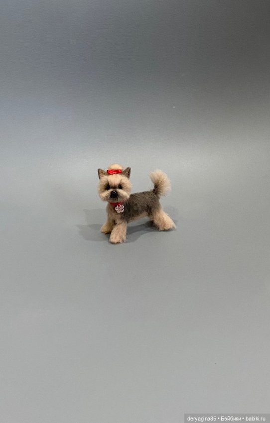 Йоркширский терьер — Валяные игрушки из шерсти: сухое валяние (фото 8)