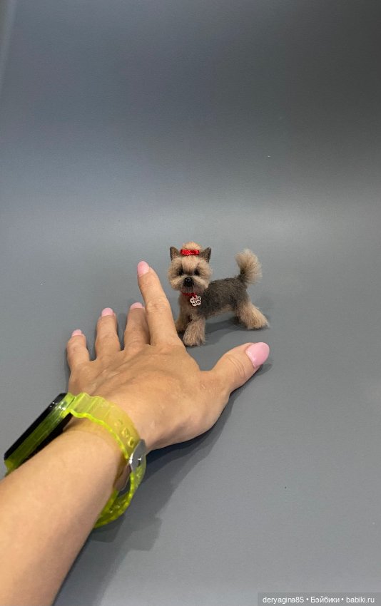 Йоркширский терьер — Валяные игрушки из шерсти: сухое валяние