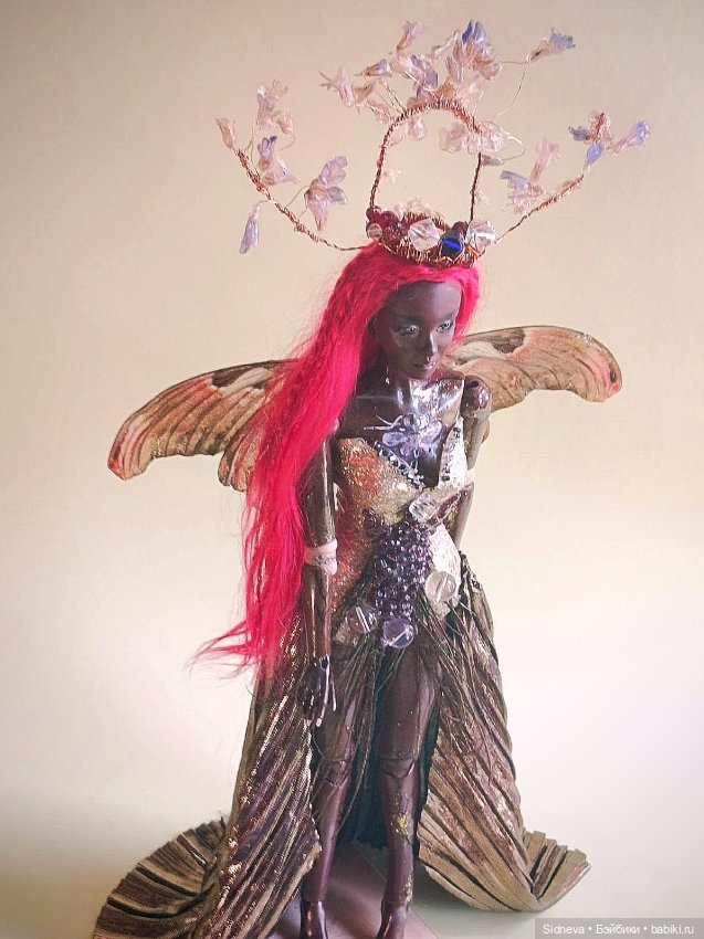 Мулатка - шоколадка 🍫 — Авторские шарнирные куклы своими руками: лепка (фото 3)