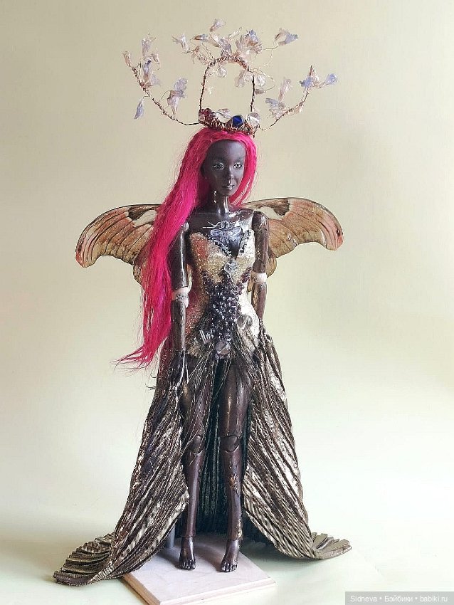 Мулатка - шоколадка 🍫 — Авторские шарнирные куклы своими руками: лепка (фото 2)