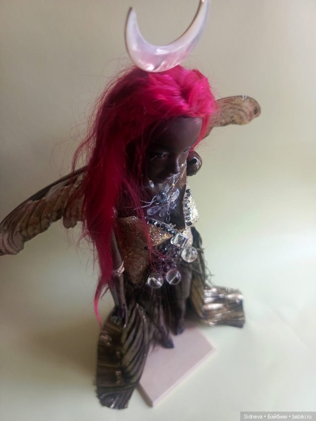 Мулатка - шоколадка 🍫 — Авторские шарнирные куклы своими руками: лепка (фото 6)