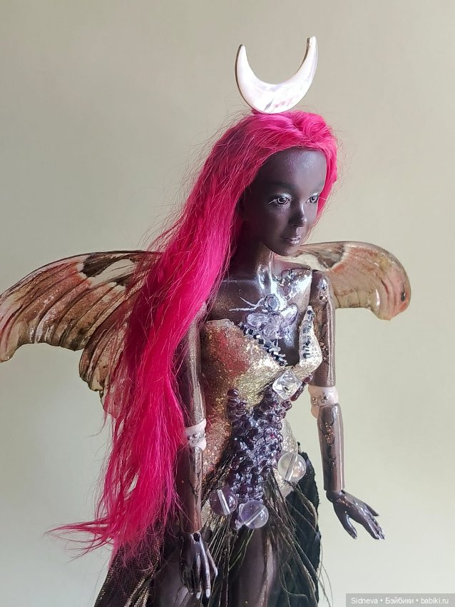 Мулатка - шоколадка 🍫 — Авторские шарнирные куклы своими руками: лепка (фото 7)