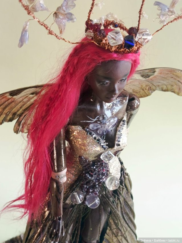 Мулатка - шоколадка 🍫 — Авторские шарнирные куклы своими руками: лепка (фото 5)