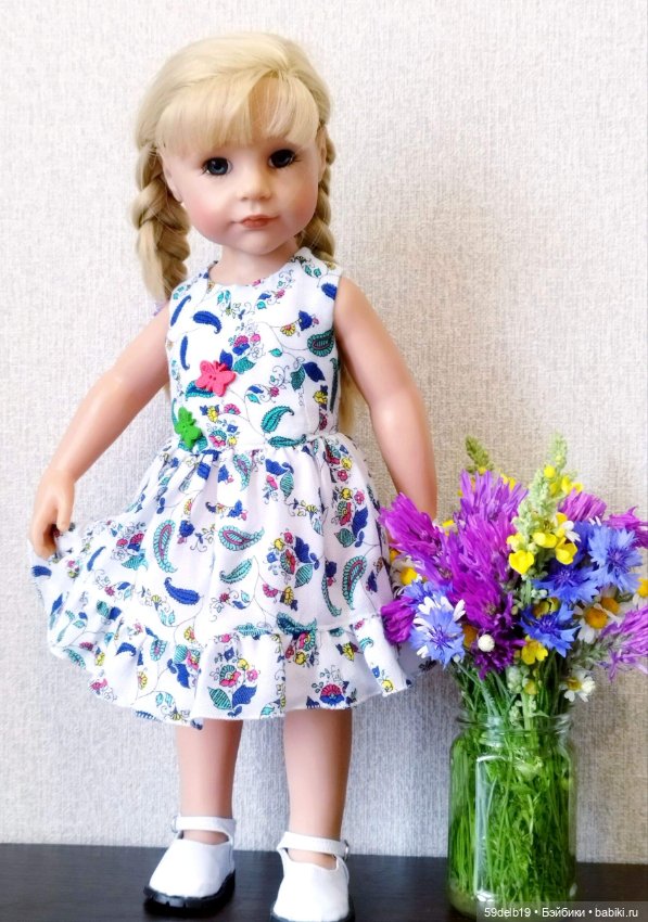 Летний сарафанчик для Ханны 50 см от готц