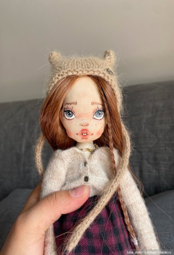 Девушка с веснушками — Авторские текстильные куклы: Вальдорфские