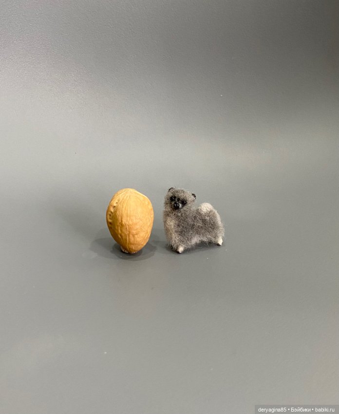 Мини собачка — Валяные игрушки из шерсти: сухое валяние (фото 9)