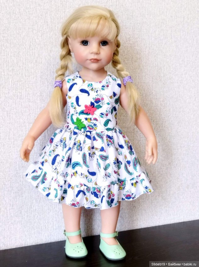 Летний сарафанчик для Ханны 50 см от готц (фото 2)