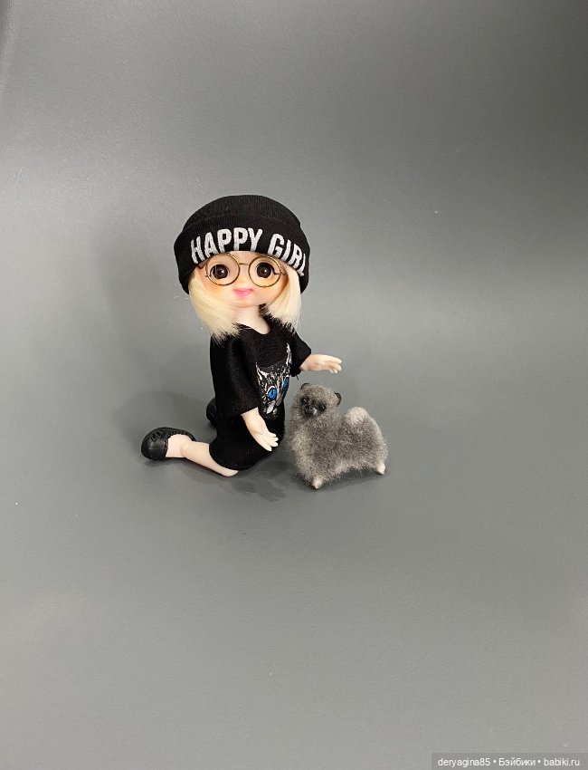 Мини собачка — Валяные игрушки из шерсти: сухое валяние (фото 3)