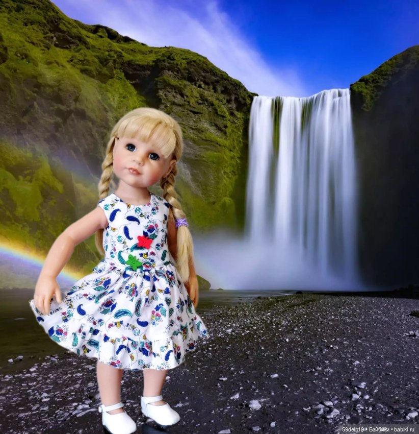 Летний сарафанчик для Ханны 50 см от готц