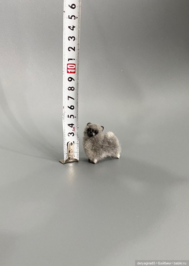 Мини собачка — Валяные игрушки из шерсти: сухое валяние (фото 2)
