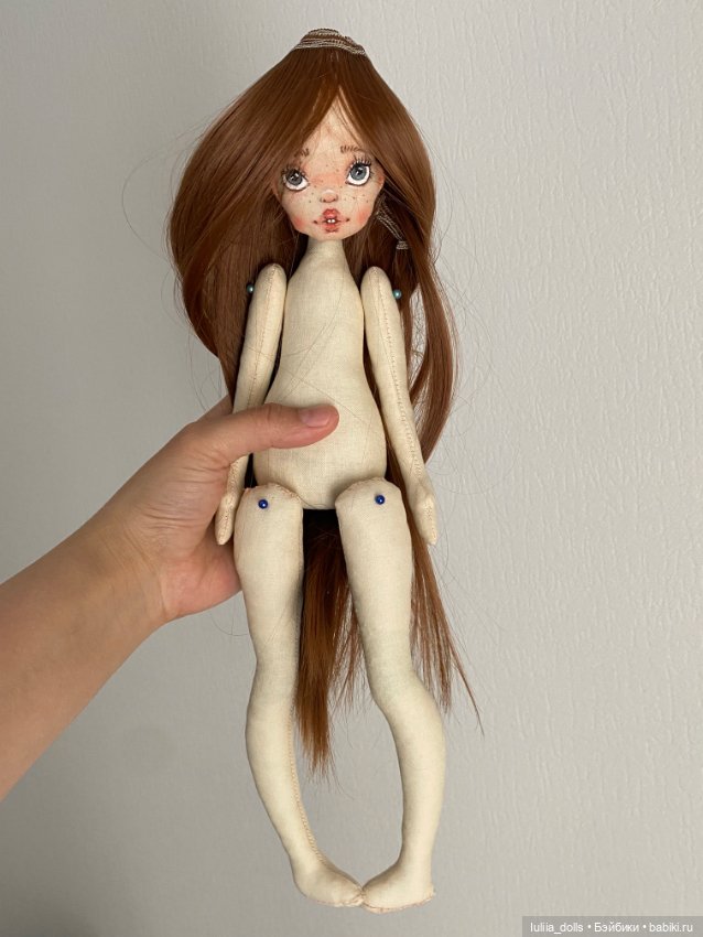 Девушка с веснушками — Авторские текстильные куклы: Вальдорфские (фото 3)