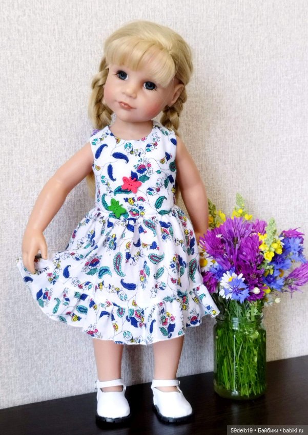 Летний сарафанчик для Ханны 50 см от готц