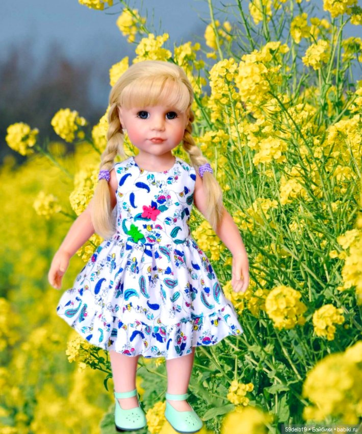 Летний сарафанчик для Ханны 50 см от готц