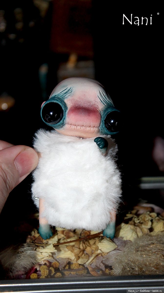 Новые существа) — Игрушки в смешанной технике (мех и глина): Арт