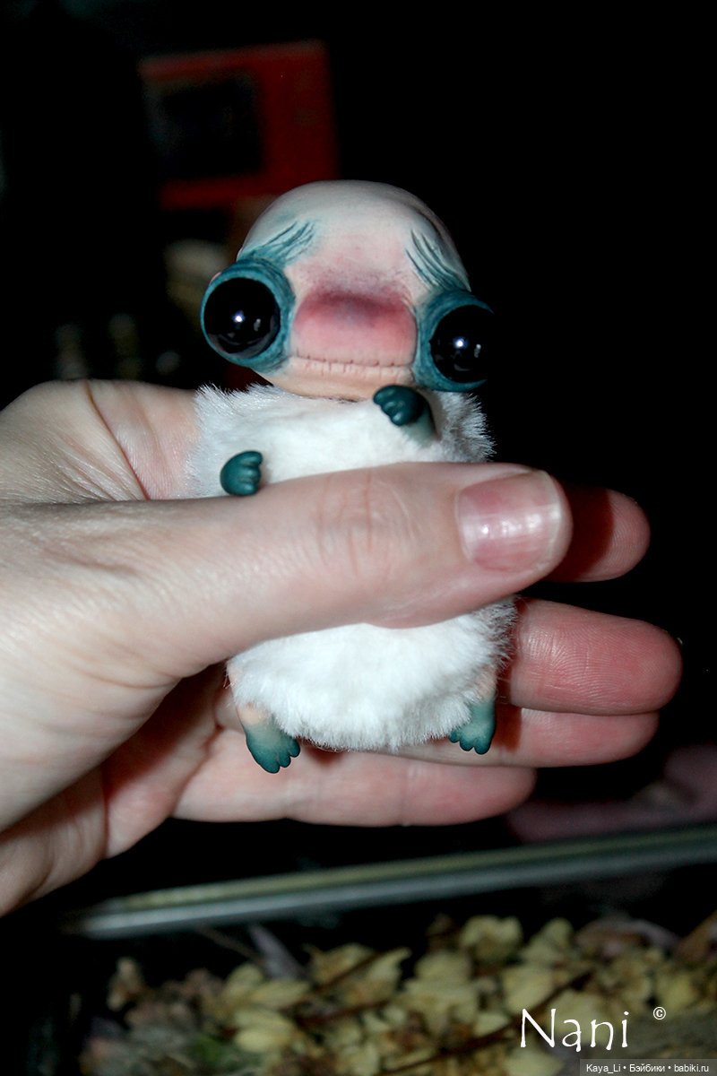 Новые существа) — Игрушки в смешанной технике (мех и глина): Арт