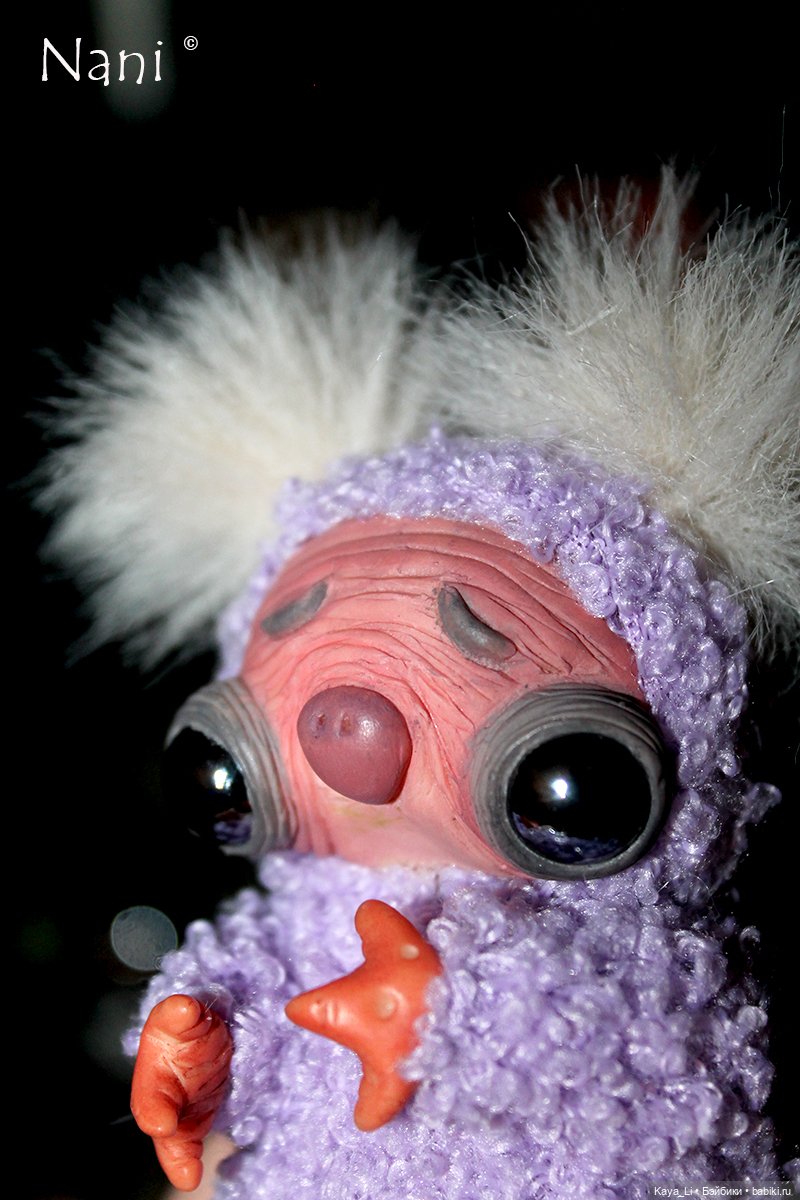 Новые существа) — Игрушки в смешанной технике (мех и глина): Арт (фото 7)