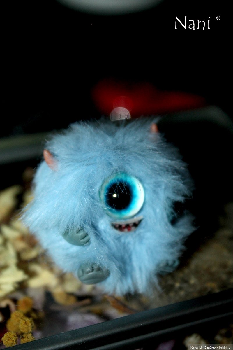 Новые существа) — Игрушки в смешанной технике (мех и глина): Арт