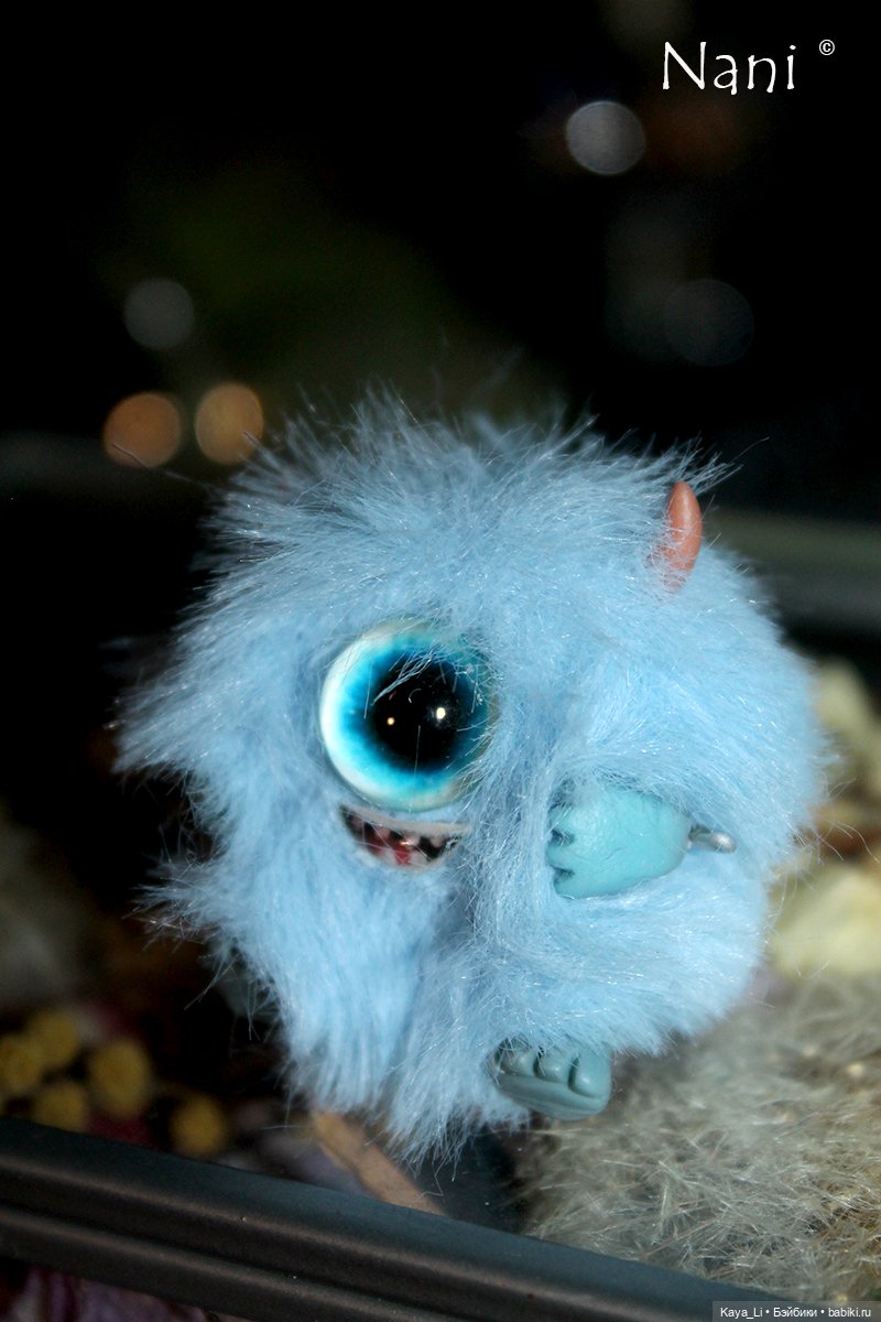 Новые существа) — Игрушки в смешанной технике (мех и глина): Арт