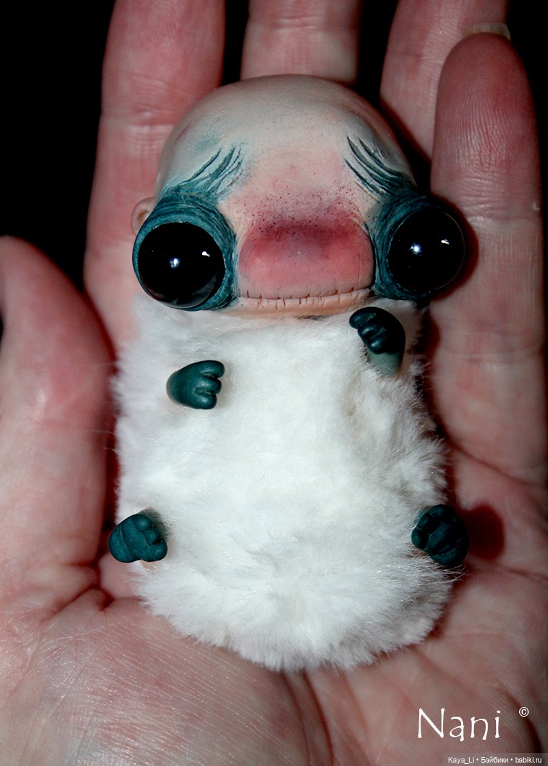 Новые существа) — Игрушки в смешанной технике (мех и глина): Арт