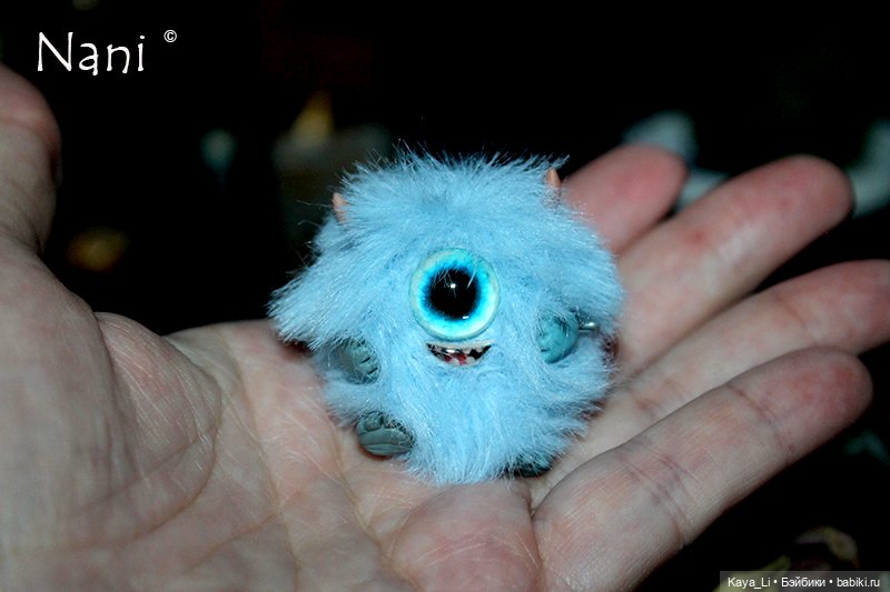 Новые существа) — Игрушки в смешанной технике (мех и глина): Арт