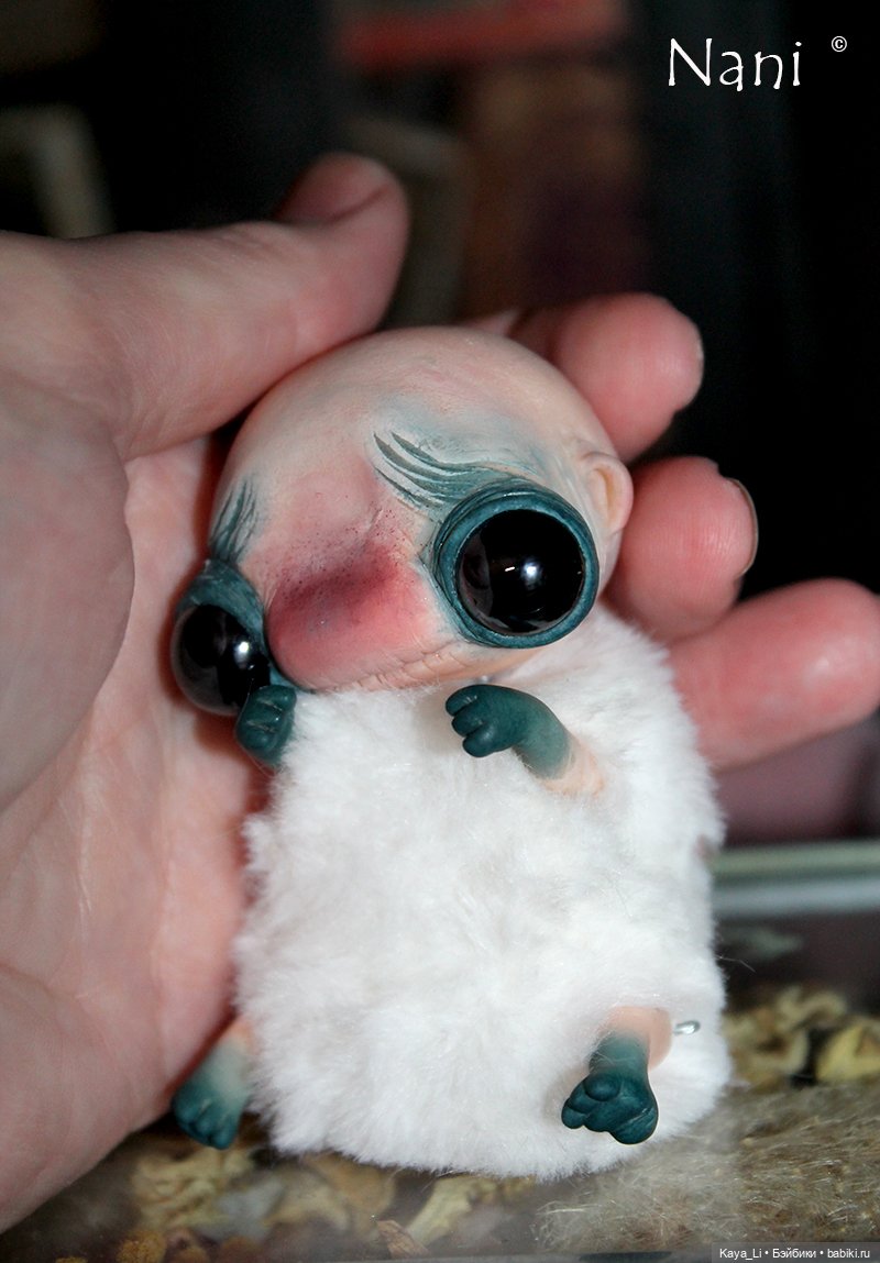 Новые существа) — Игрушки в смешанной технике (мех и глина): Арт