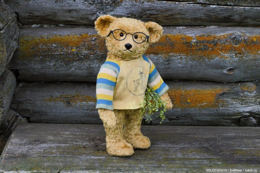 Старенький мишка Фотий — Авторские мишки Тедди и друзья: фото (фото 2)