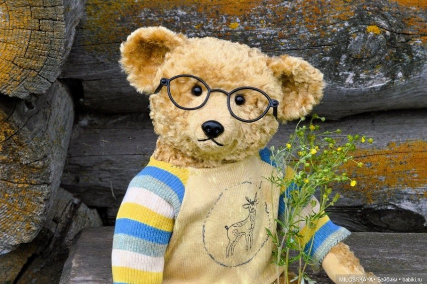 Старенький мишка Фотий — Авторские мишки Тедди и друзья: фото (фото 4)