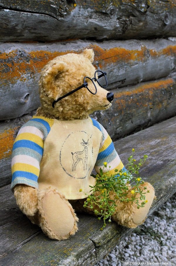 Старенький мишка Фотий — Авторские мишки Тедди и друзья: фото (фото 3)