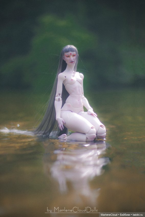 Озерные нимфы — Авторские шарнирные куклы своими руками: лепка (фото 6)