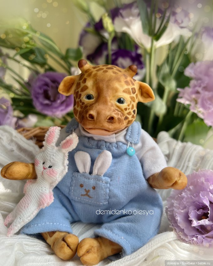 Жирафик Льюис 🦒✨ — Домашние фото авторских кукол: личные коллекции (фото 3)