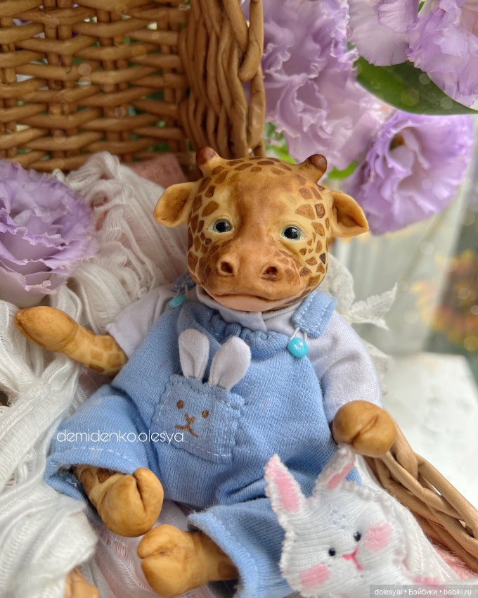 Жирафик Льюис 🦒✨ — Домашние фото авторских кукол: личные коллекции (фото 6)