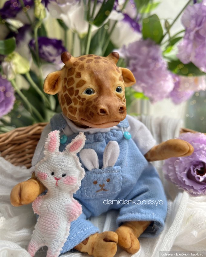 Жирафик Льюис 🦒✨ — Домашние фото авторских кукол: личные коллекции (фото 4)