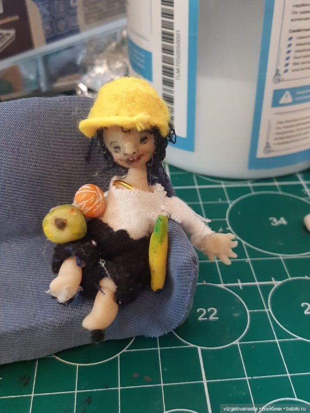А вот и братик Василисы — Лепка авторских кукол: полимерная глина (фото 4)