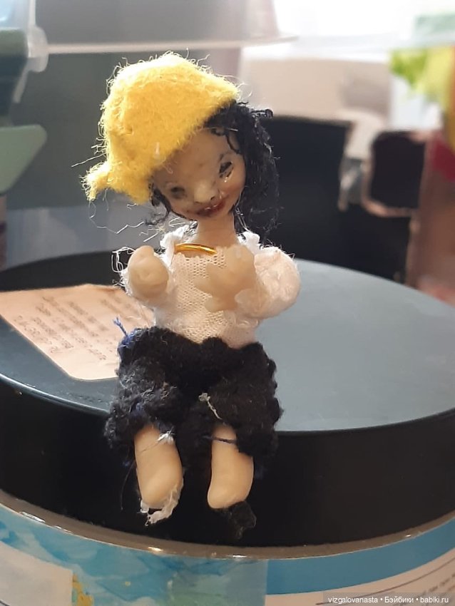 А вот и братик Василисы — Лепка авторских кукол: полимерная глина (фото 5)