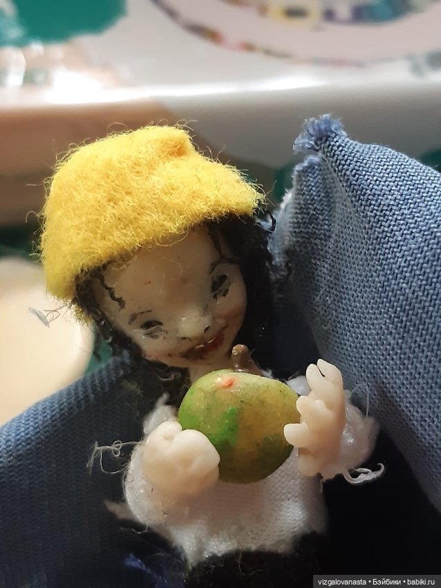 А вот и братик Василисы — Лепка авторских кукол: полимерная глина (фото 3)