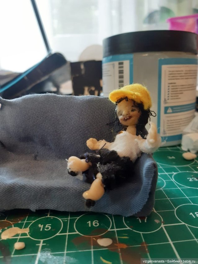 А вот и братик Василисы — Лепка авторских кукол: полимерная глина