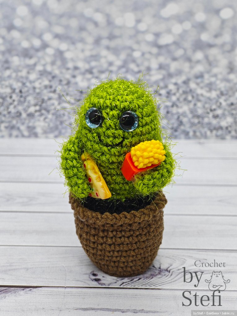 Кактусы — Вязаные игрушки и амигуруми: крючком