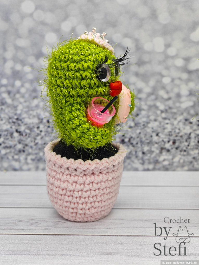 Кактусы — Вязаные игрушки и амигуруми: крючком (фото 3)