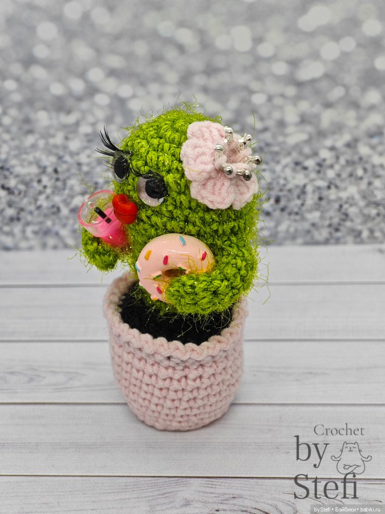 Кактусы — Вязаные игрушки и амигуруми: крючком (фото 5)