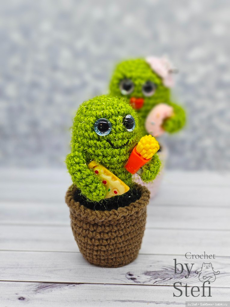 Кактусы — Вязаные игрушки и амигуруми: крючком (фото 10)